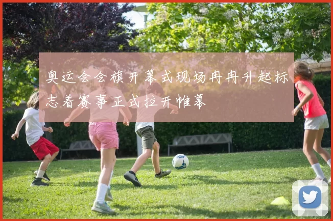 奥运会会旗开幕式现场冉冉升起标志着赛事正式拉开帷幕