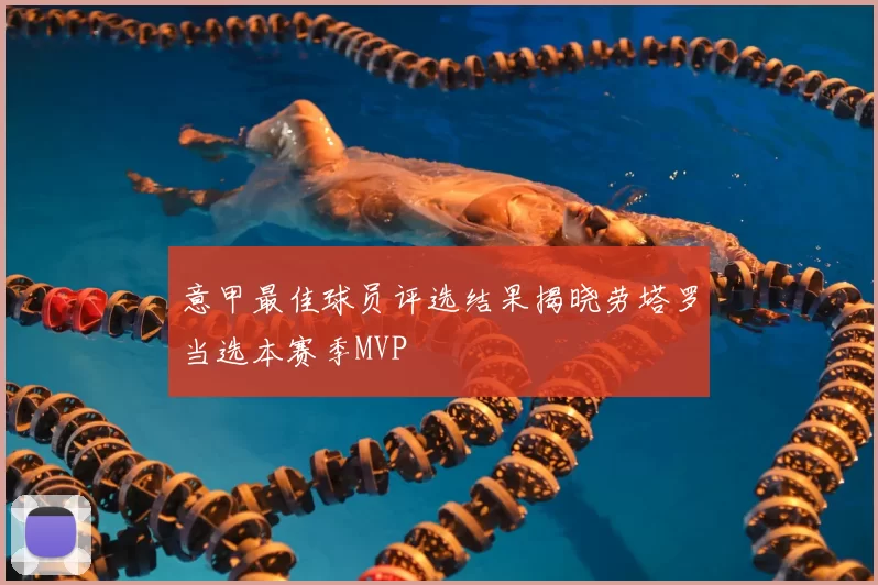 意甲最佳球员评选结果揭晓劳塔罗当选本赛季MVP